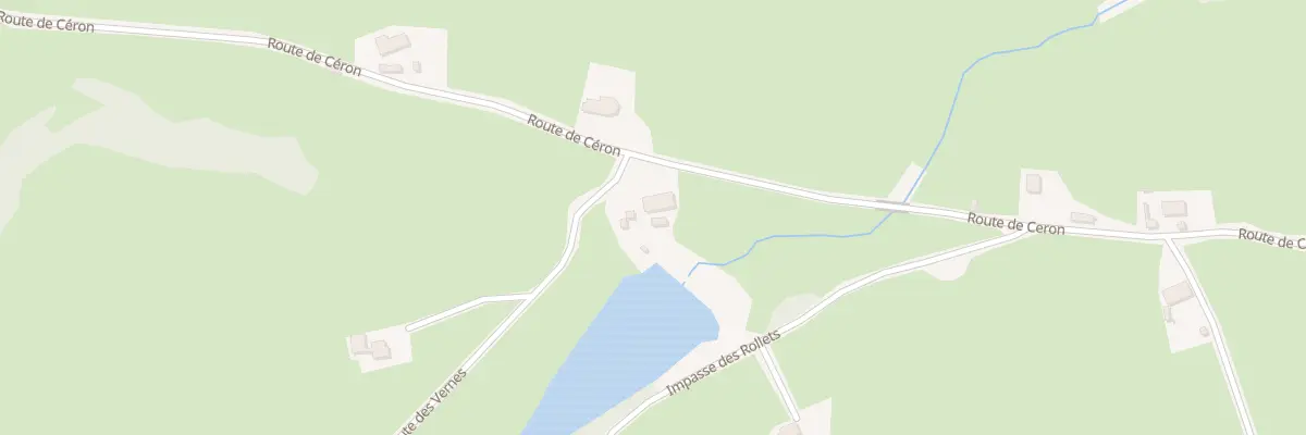 Plan du 15 Rte des Vernes à Chambilly