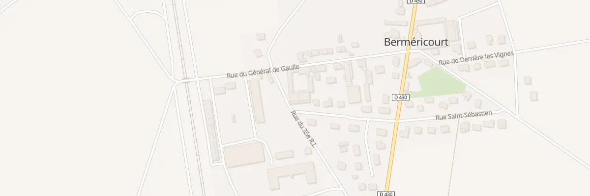 Plan du 18 Rue de Derrière les Granges à Berméricourt