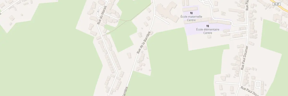 Plan du 245 Rue de la Barrière à Ferrière-la-Grande