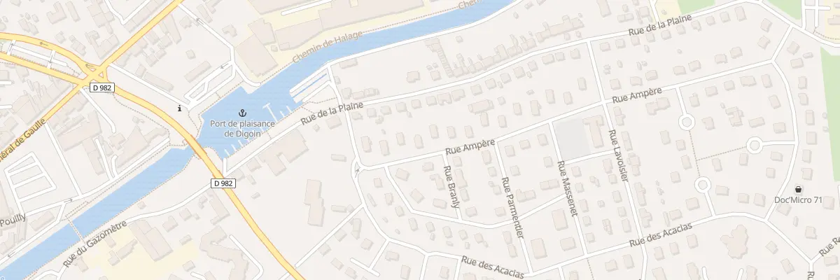 Plan du 7 Rue Ampère à Digoin