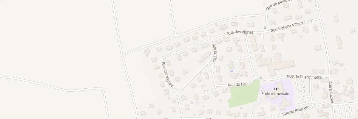 Plan du 12 Rue des Vignes à Bouilly