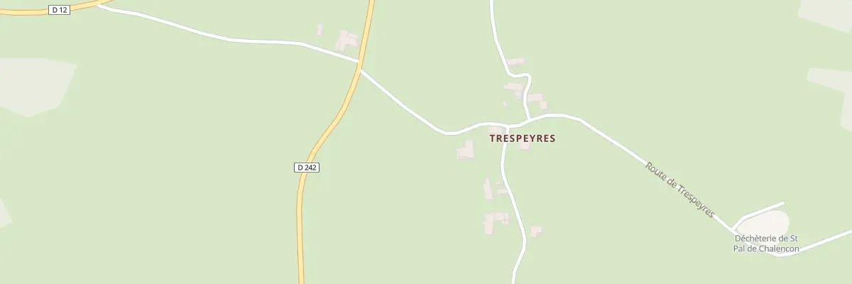Plan du 66 Rte de Trespeyres à Saint-Pal-de-Chalencon