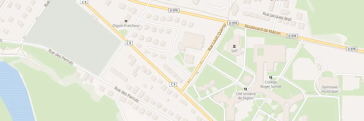 Plan du 1 Rue Louis Queroy à Digoin