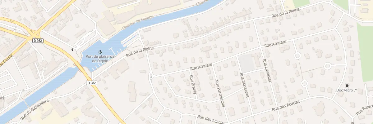Plan du 9 Rue Ampère à Digoin