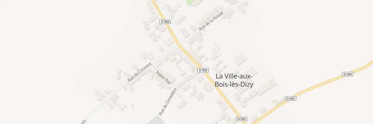 Plan du 22 Gr Grande Rue à La Ville-aux-Bois-lès-Dizy
