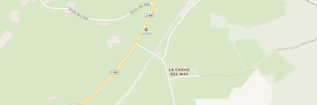 Plan du 808 Rte de la Chaud des Mas à Apinac