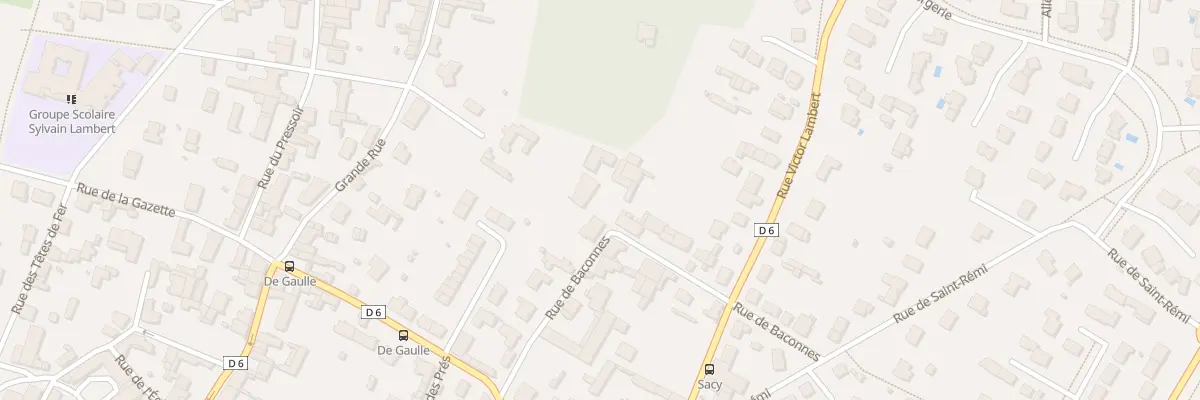 Plan du 19 Rue de Baconnes à Bezannes