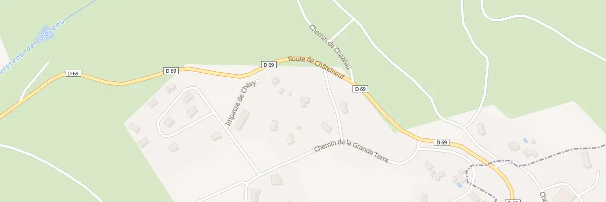 Plan du 50 Imp de Pré Clos à Châtelneuf