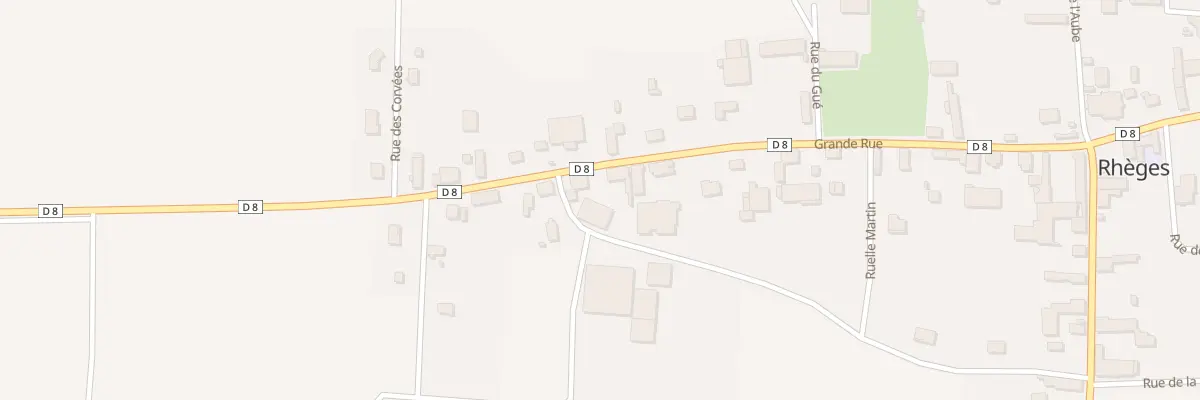 Plan du 10 Rue Grande Rue à Rhèges