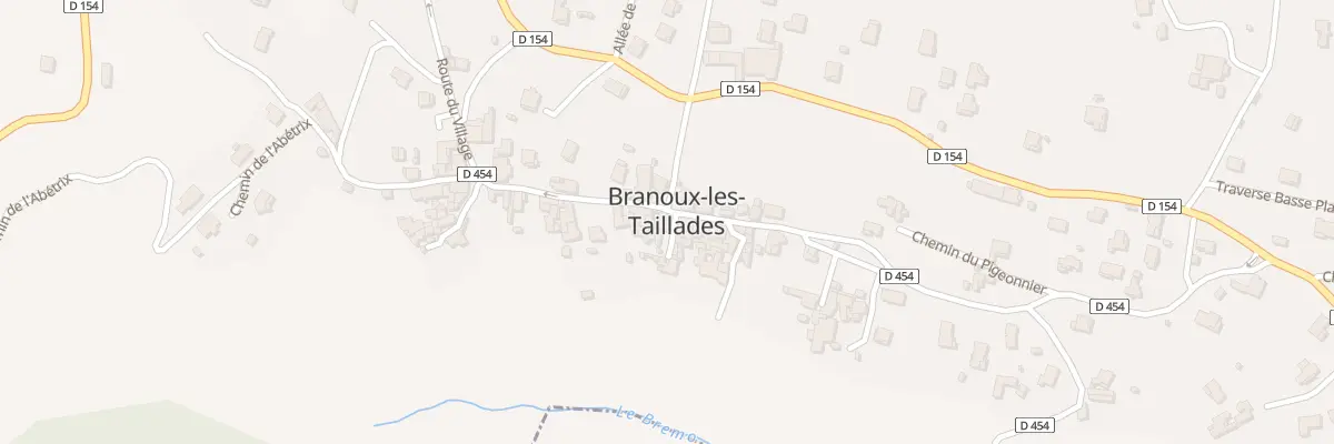 Plan du 27 Rte du Village à Branoux-les-Taillades