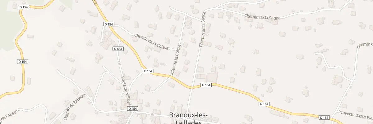 Plan du 55 Che de la Sagne à Branoux-les-Taillades