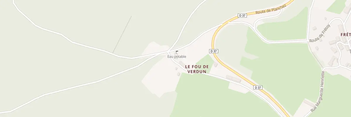 Plan du 108 Les Foux de Verdun à Lavault-de-Frétoy