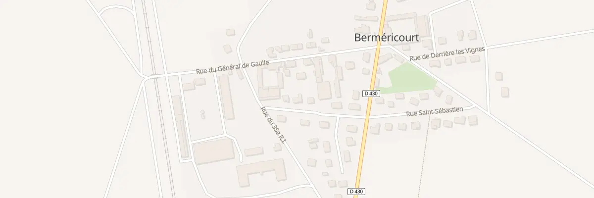 Plan du 12 Rue de Derrière les Granges à Berméricourt