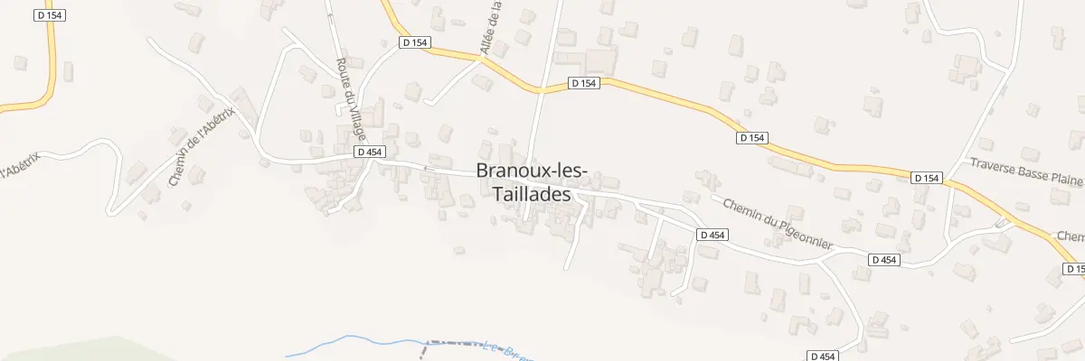Plan du 24 Rte du Village à Branoux-les-Taillades