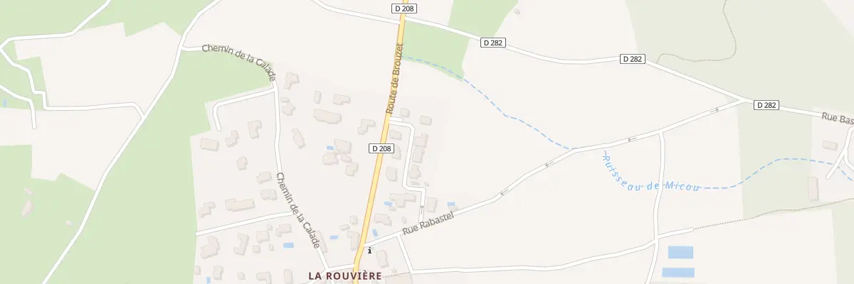 Plan du 5196 Hameau de la Rouviere à Liouc