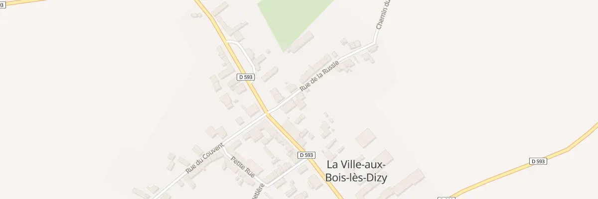 Plan du 2 Rue de la Russie à La Ville-aux-Bois-lès-Dizy