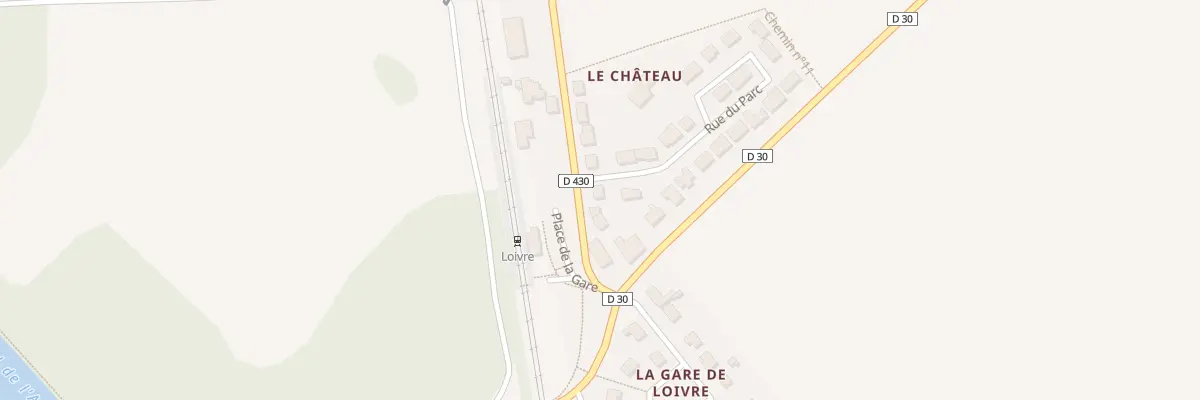 Plan du 10 Rte de Bermericourt à Loivre