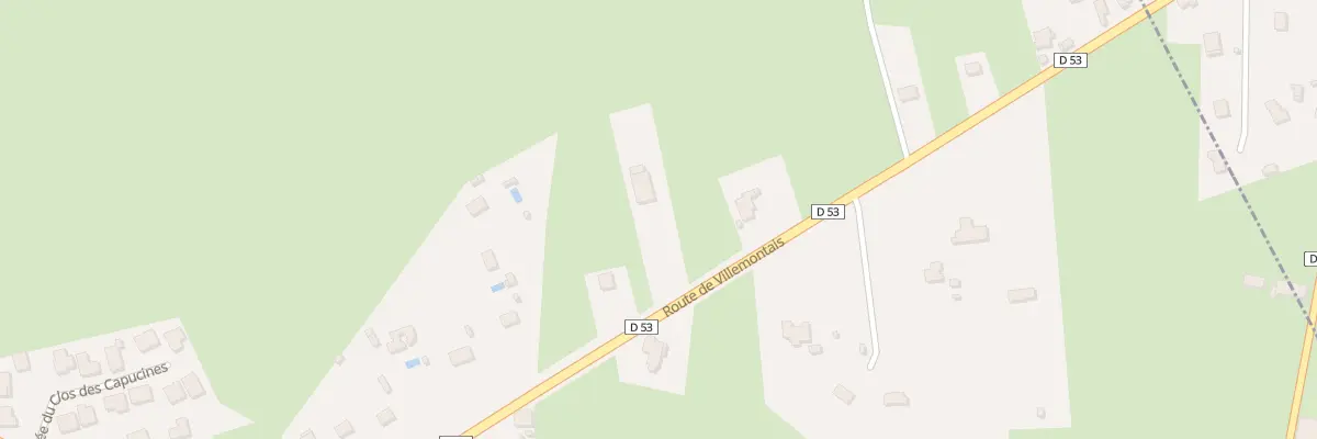 Plan du 432 Rte de Villemontais à Lentigny