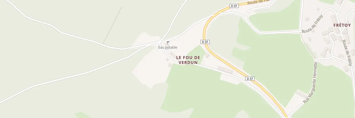 Plan du 111 Les Foux de Verdun à Lavault-de-Frétoy