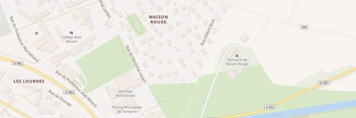 Plan du 1 Rue de la Perrière d’Arcault à Tonnerre