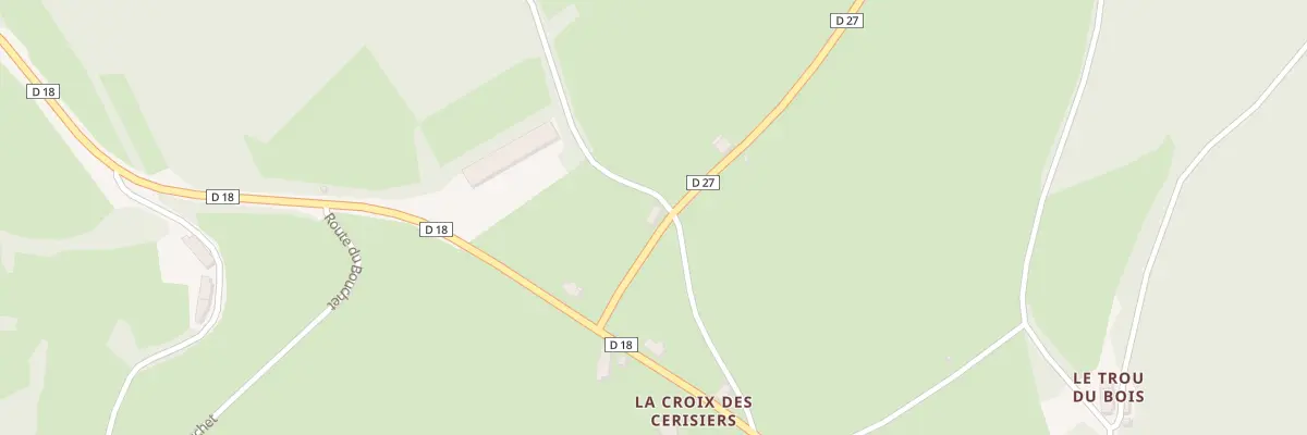 Plan du 5 Rte de Bellefontaine à Villapourçon