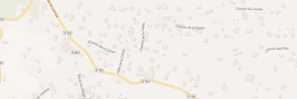 Plan du 134 Che de la Sagne à Branoux-les-Taillades