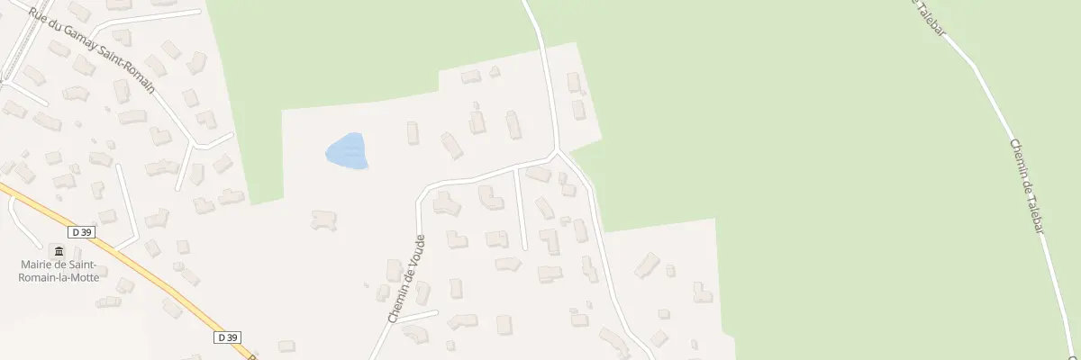 Plan du 328 Chem de Voude à Saint-Romain-la-Motte