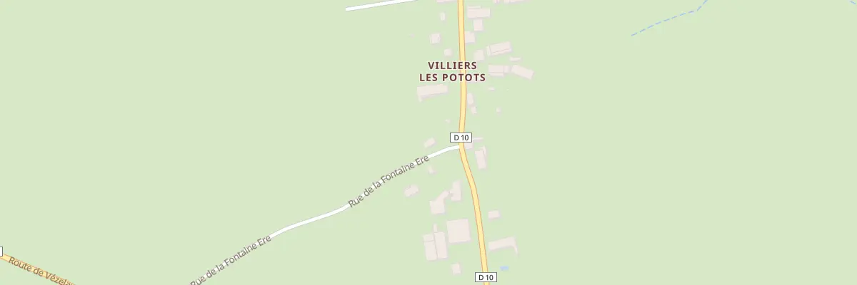 Plan du 191 Villiers Les Potots à Quarré-les-Tombes