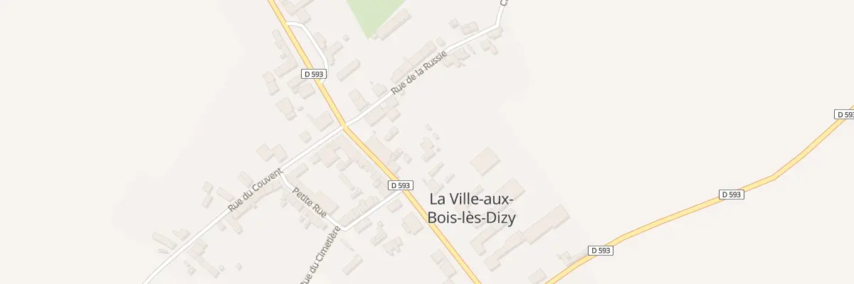 Plan du 23 Gr Grande Rue à La Ville-aux-Bois-lès-Dizy