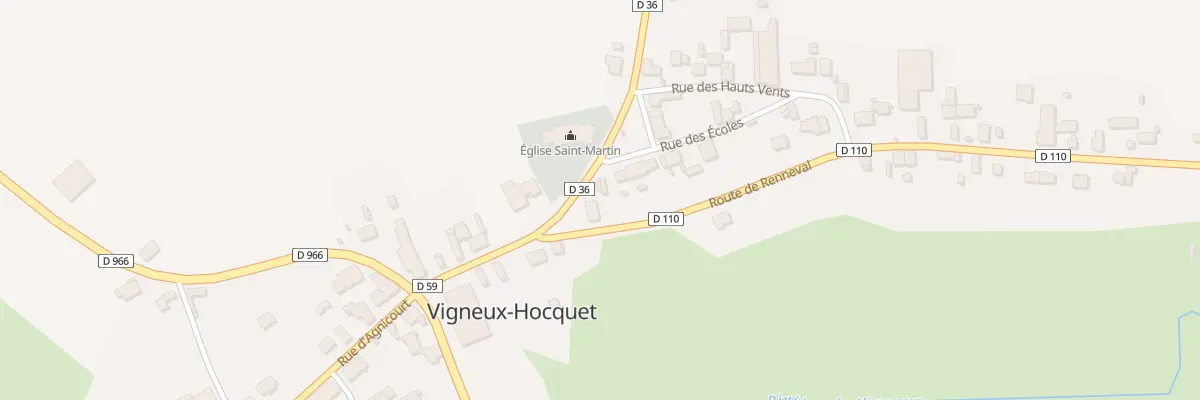 Plan du 6 Rue de l’Église à Vigneux-Hocquet