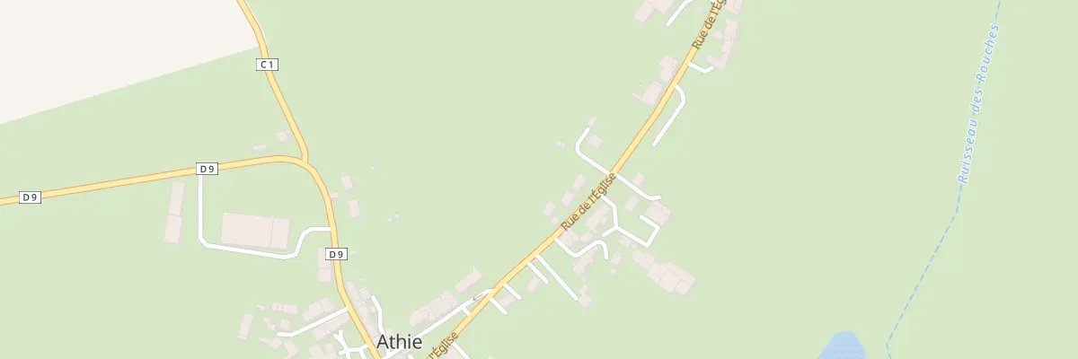 Plan du 7 Rue de l’Eglise à Athie