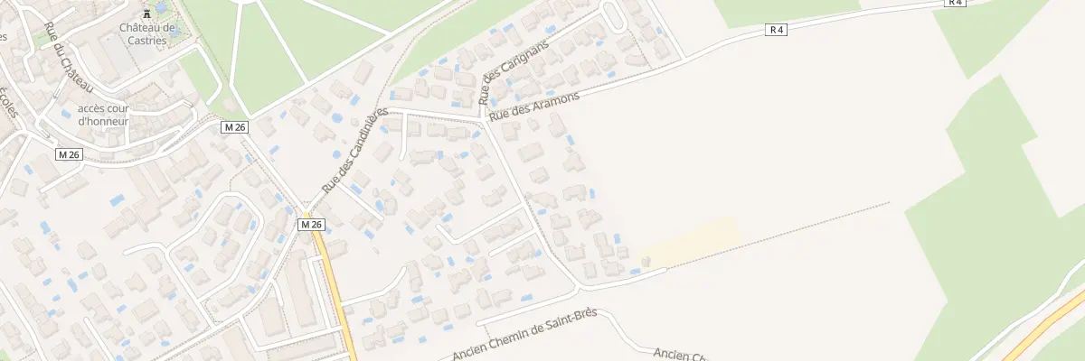 Plan du 301 Rue des Candinières à Castries