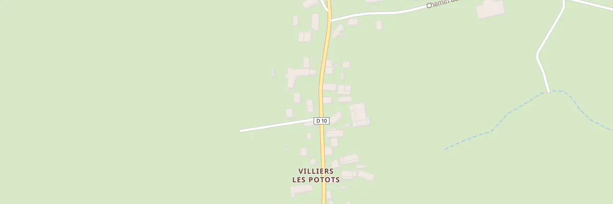 Plan du 186 Villiers Les Potots à Quarré-les-Tombes