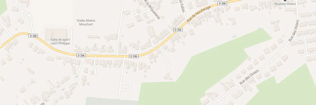 Plan du 93 Rue de Maubeuge à Rousies