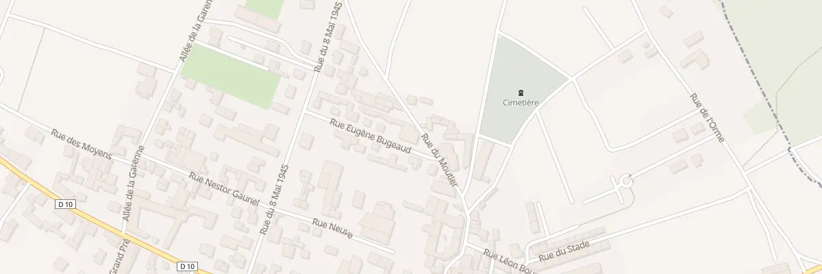 Plan du 40 Rue Eugène Bugeaud à Cramant