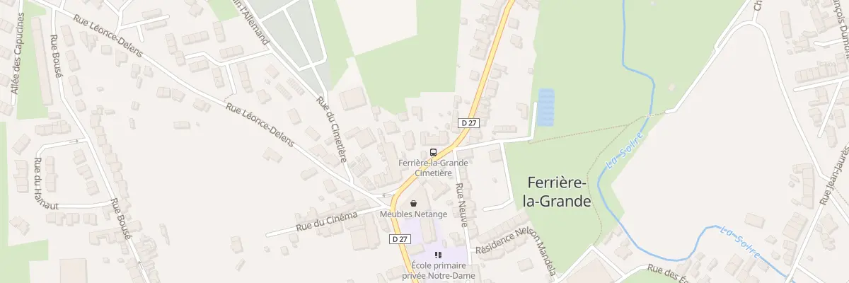 Plan du 23 Rue du Général de Gaulle à Ferrière-la-Grande