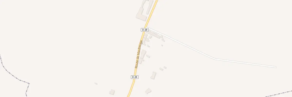 Plan du 95 Rte de Maubeuge à Élesmes