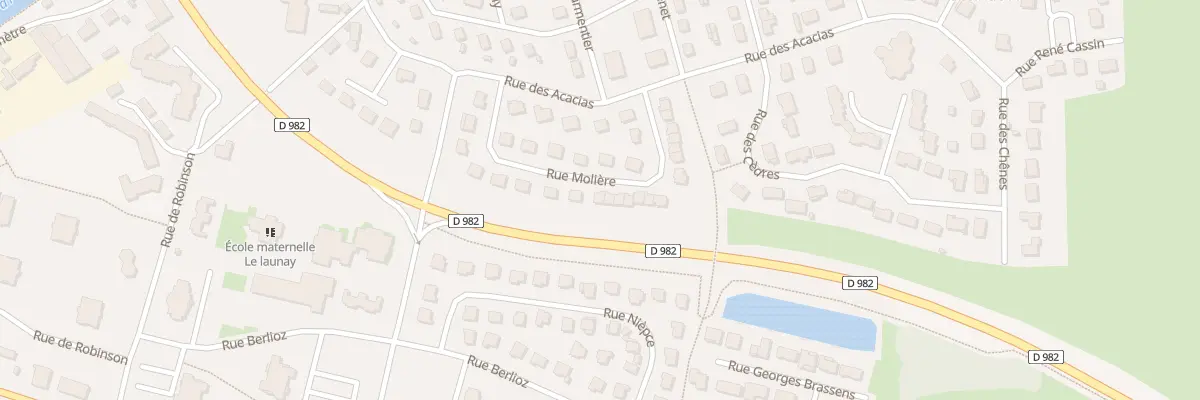 Plan du 18 Rue Molière à Digoin