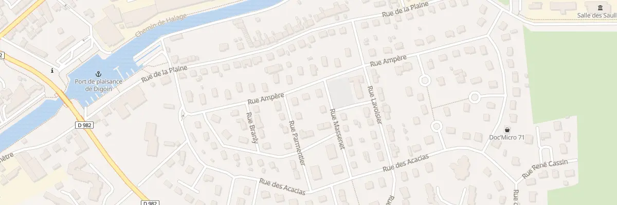 Plan du 14 Rue Ampère à Digoin