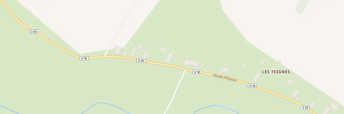 Plan du 36 Rte d’Auxon à Avreuil