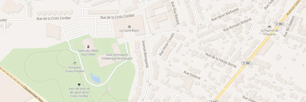 Plan du 16 Rue Victor Cousin à Tinqueux