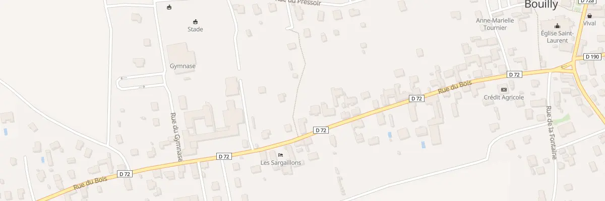 Plan du 34 Rue du Bois à Bouilly