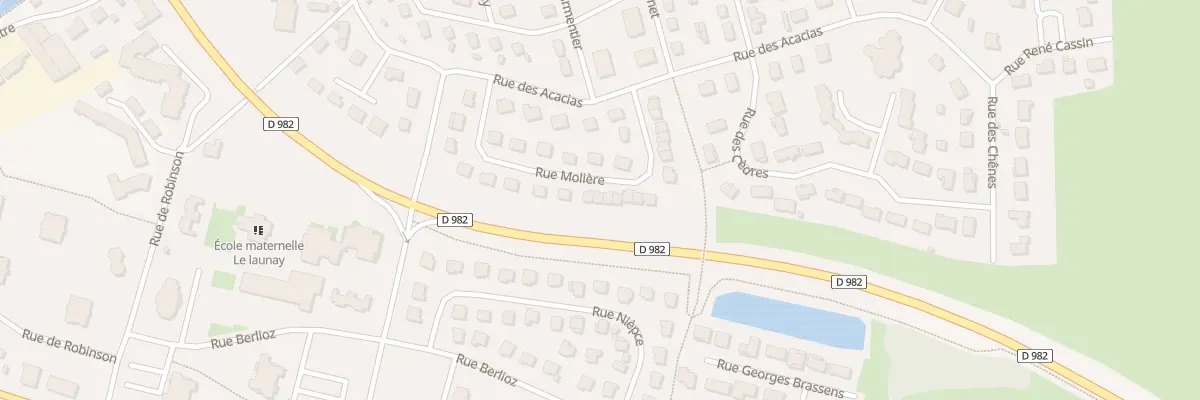 Plan du 20 Rue Molière à Digoin