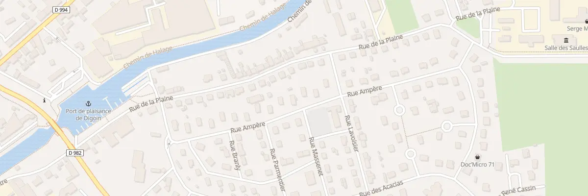 Plan du 21 Rue Ampère à Digoin