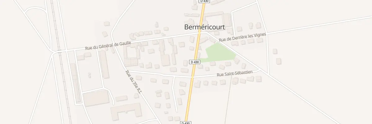 Plan du 4 Rue de la Paix à Berméricourt