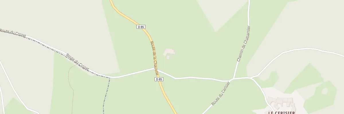 Plan du 5333 Le Sapet à Estivareilles