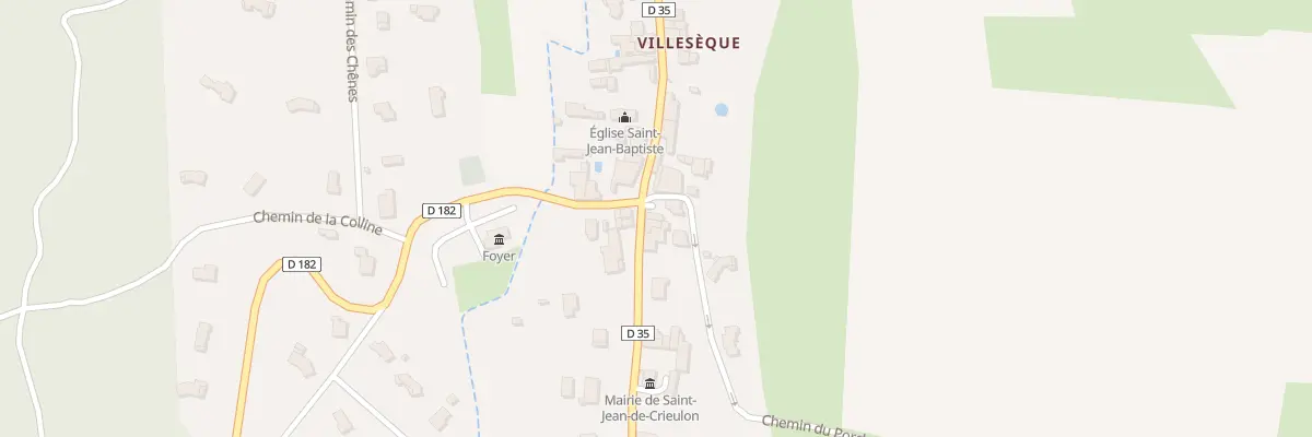 Plan du 5011 Le Village à Saint-Jean-de-Crieulon