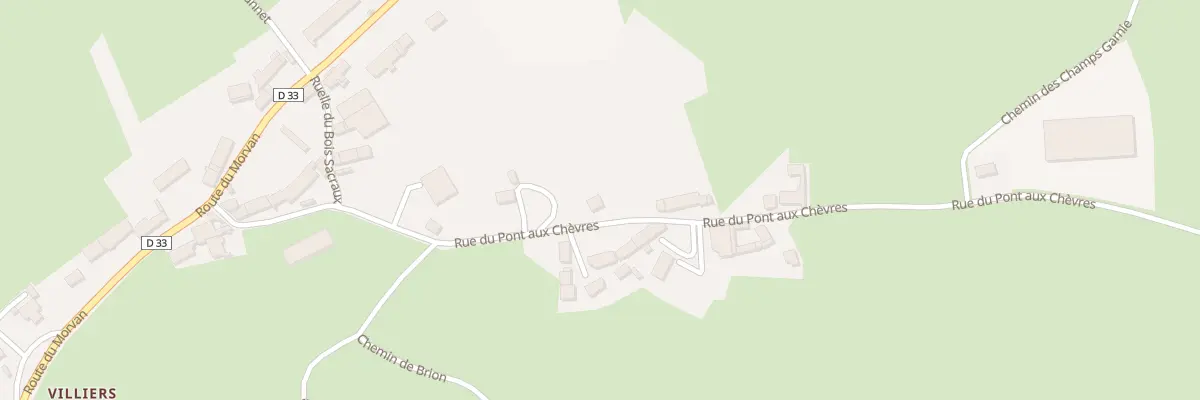Plan du 74 Villiers Nonains à Saint-Brancher