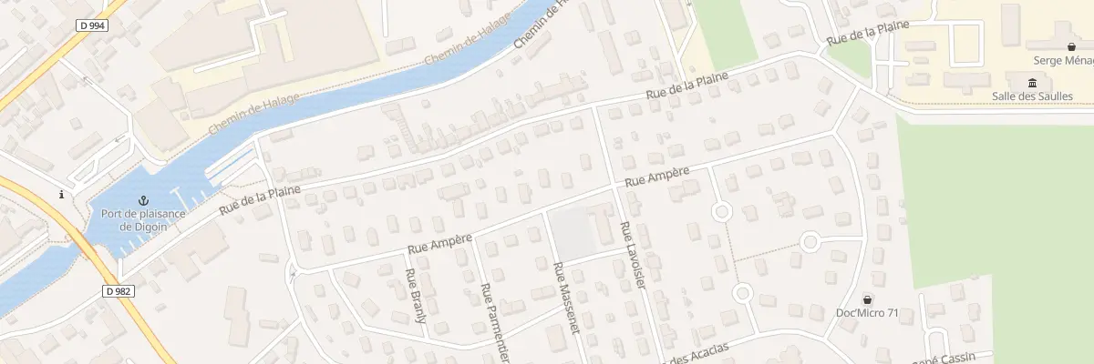 Plan du 23 Rue Ampère à Digoin