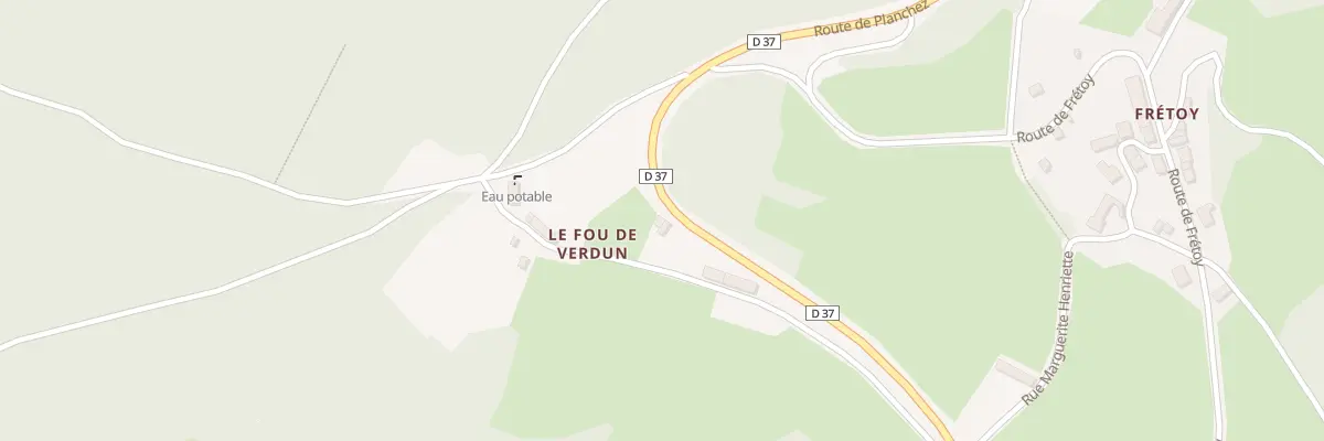 Plan du 107 Les Foux de Verdun à Lavault-de-Frétoy